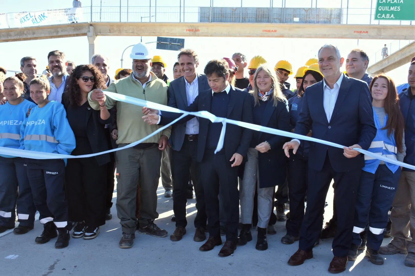 PBA: Kicillof y Katopodis inauguran nueva obra en la Autopista Buenos Aires-La Plata