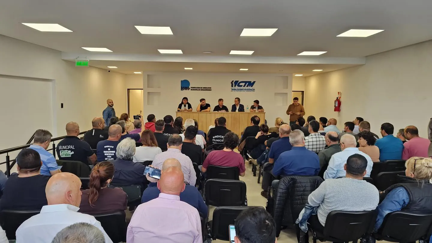 Municipales bonaerenses se preparan para una gran protesta en La Plata