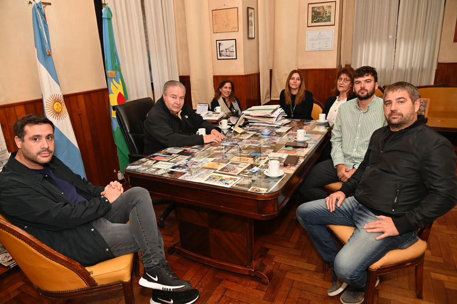 Salto: Alessandro recordó a Eva Perón y acompañó la puesta en marcha del SAE en la Técnica 1