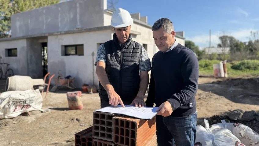 San Andrés de Giles: avanza la construcción de 34 nuevas viviendas