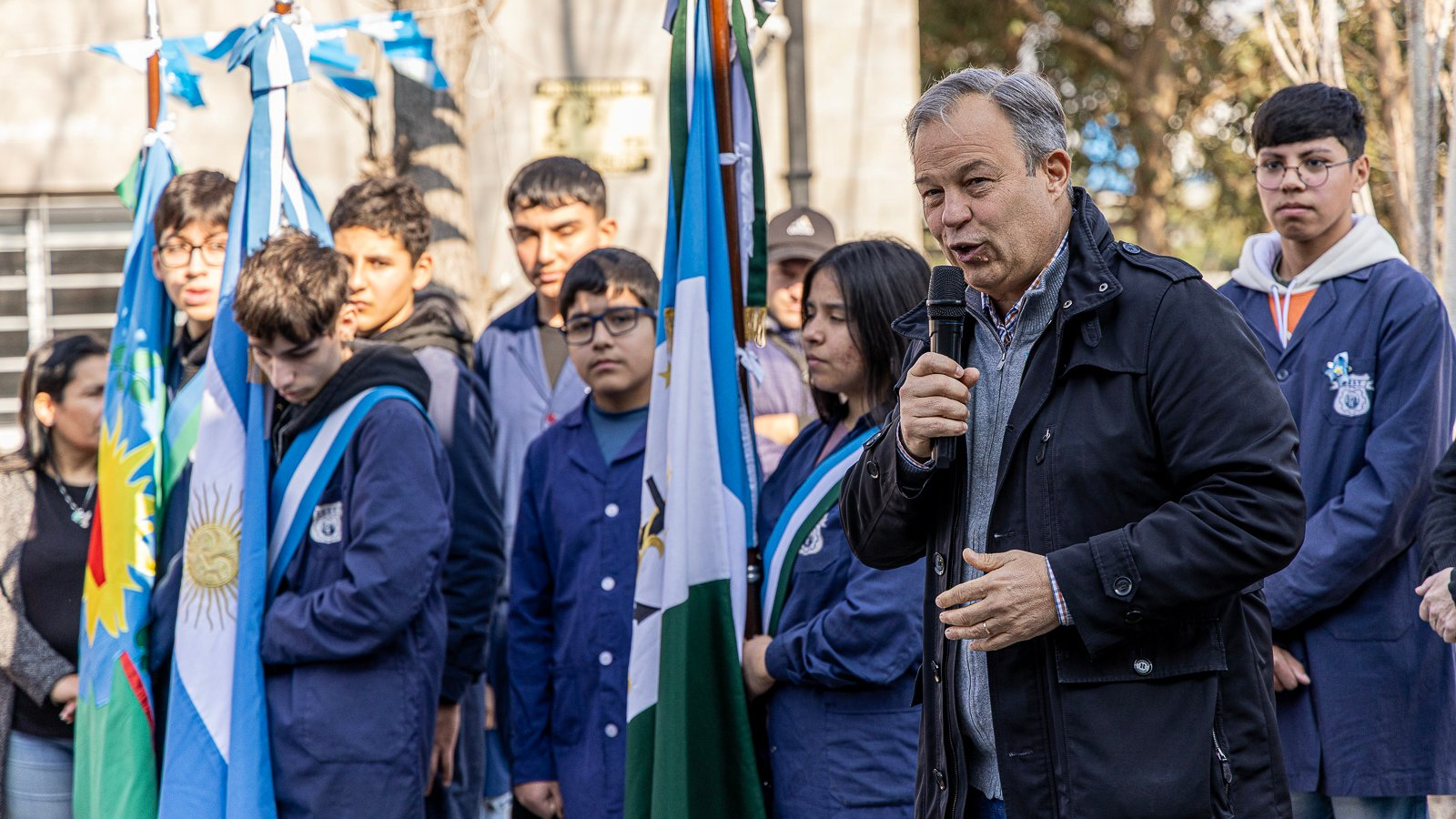 Almirante Brown inauguró la ampliación de la Técnica N°4 de Burzaco