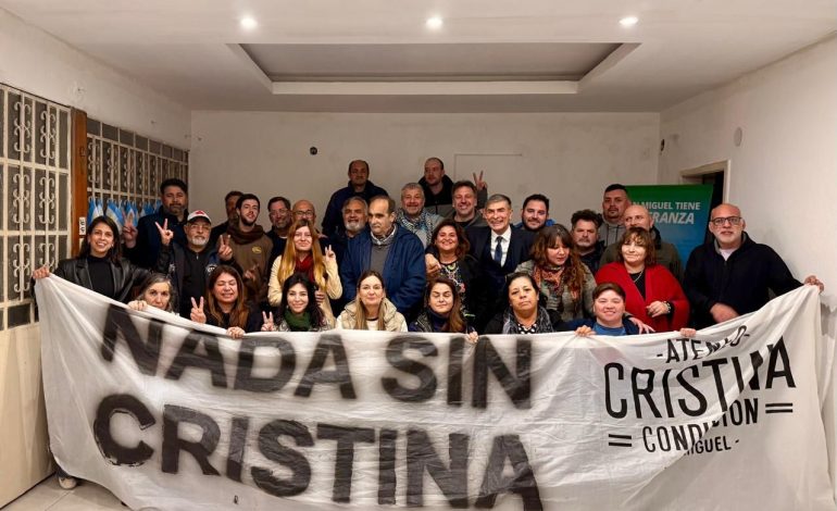Fuerza Patria San Miguel: una lista sin kirchnerismo