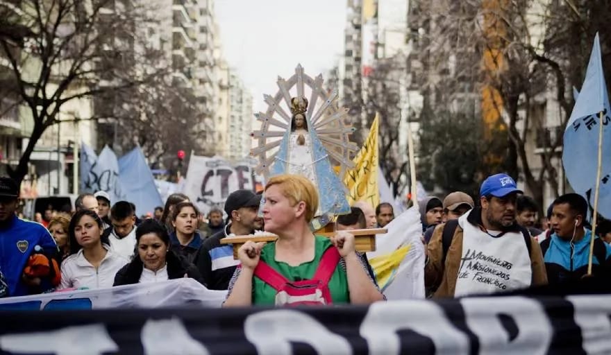 Marcha por San Cayetano contra el ajuste y en defensa del trabajo