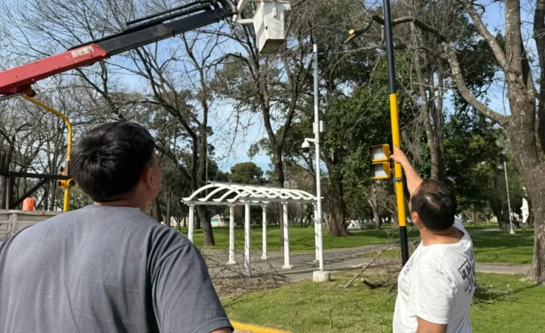 Ramallo: más cámaras de seguridad, forestación en escuelas y obras en los barrios