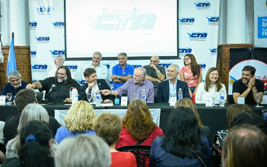 Las CTA organizan un acto con más de 3500 delegados y cierre de Kicillof en La Plata