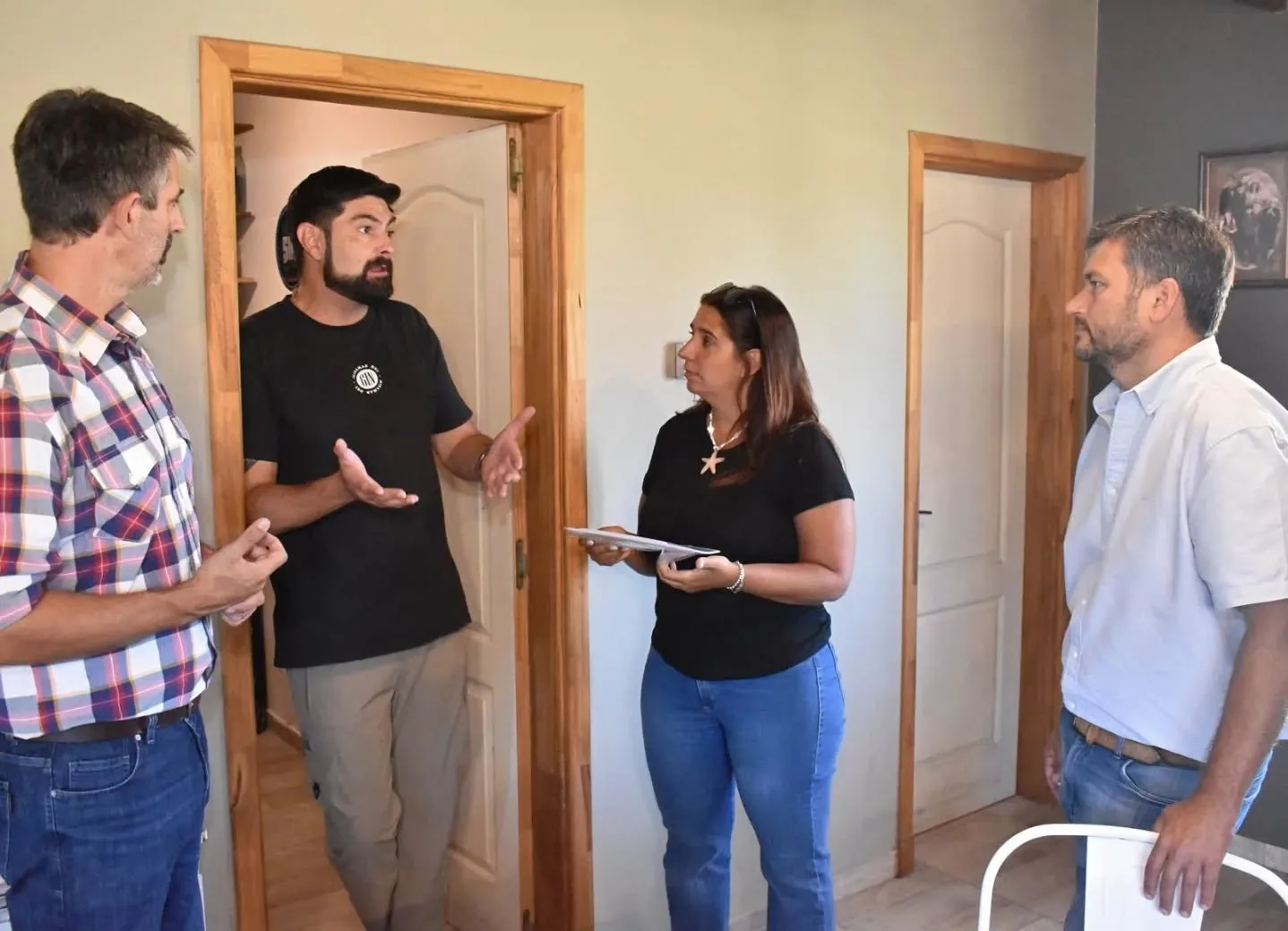 General Alvarado: avanzan obras de servicios básicos en Las Margaritas y el Municipio acompañó a un emprendimiento local