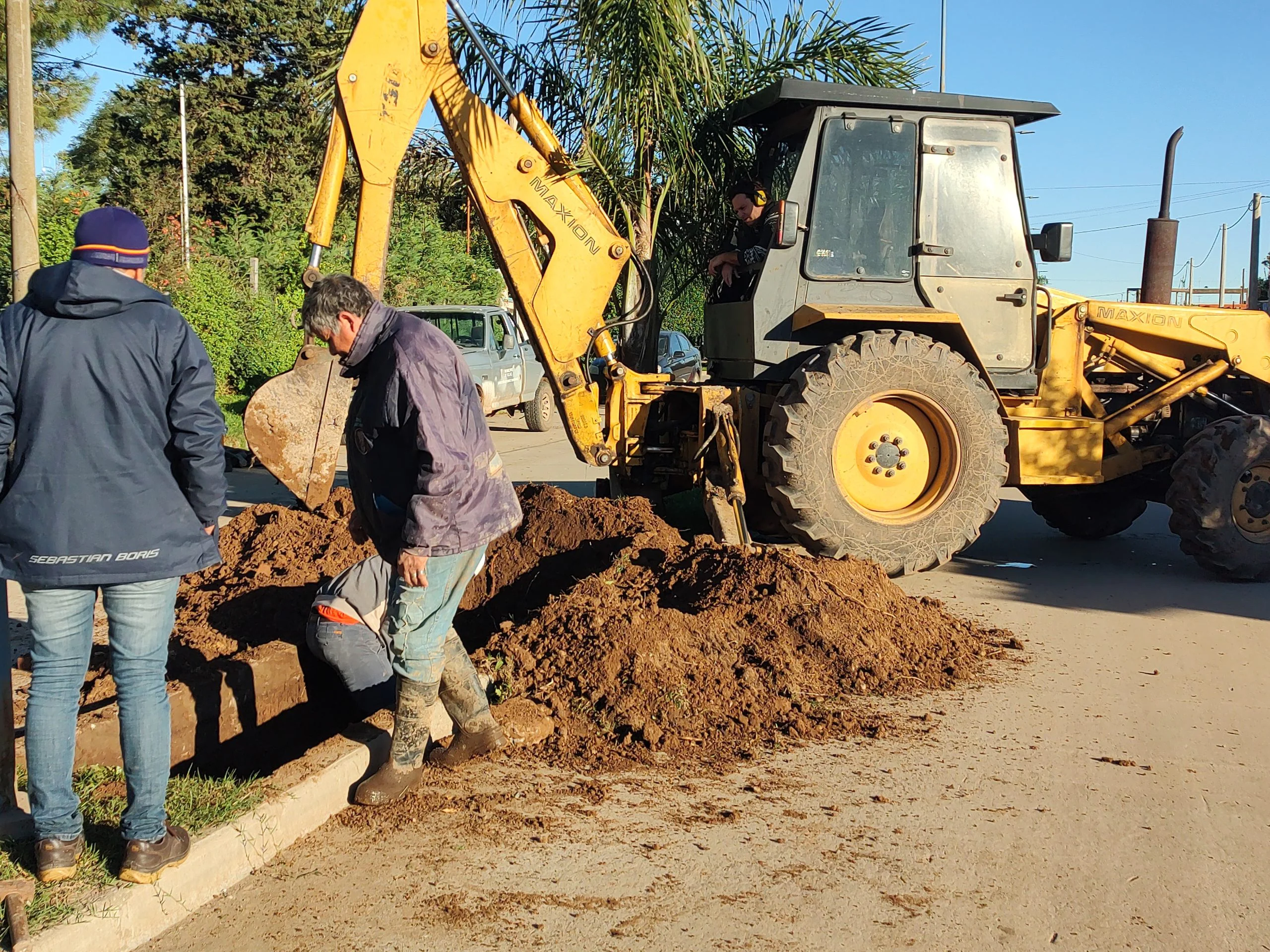 Rojas: avanzan obras de desagües y mejoras en la red de agua
