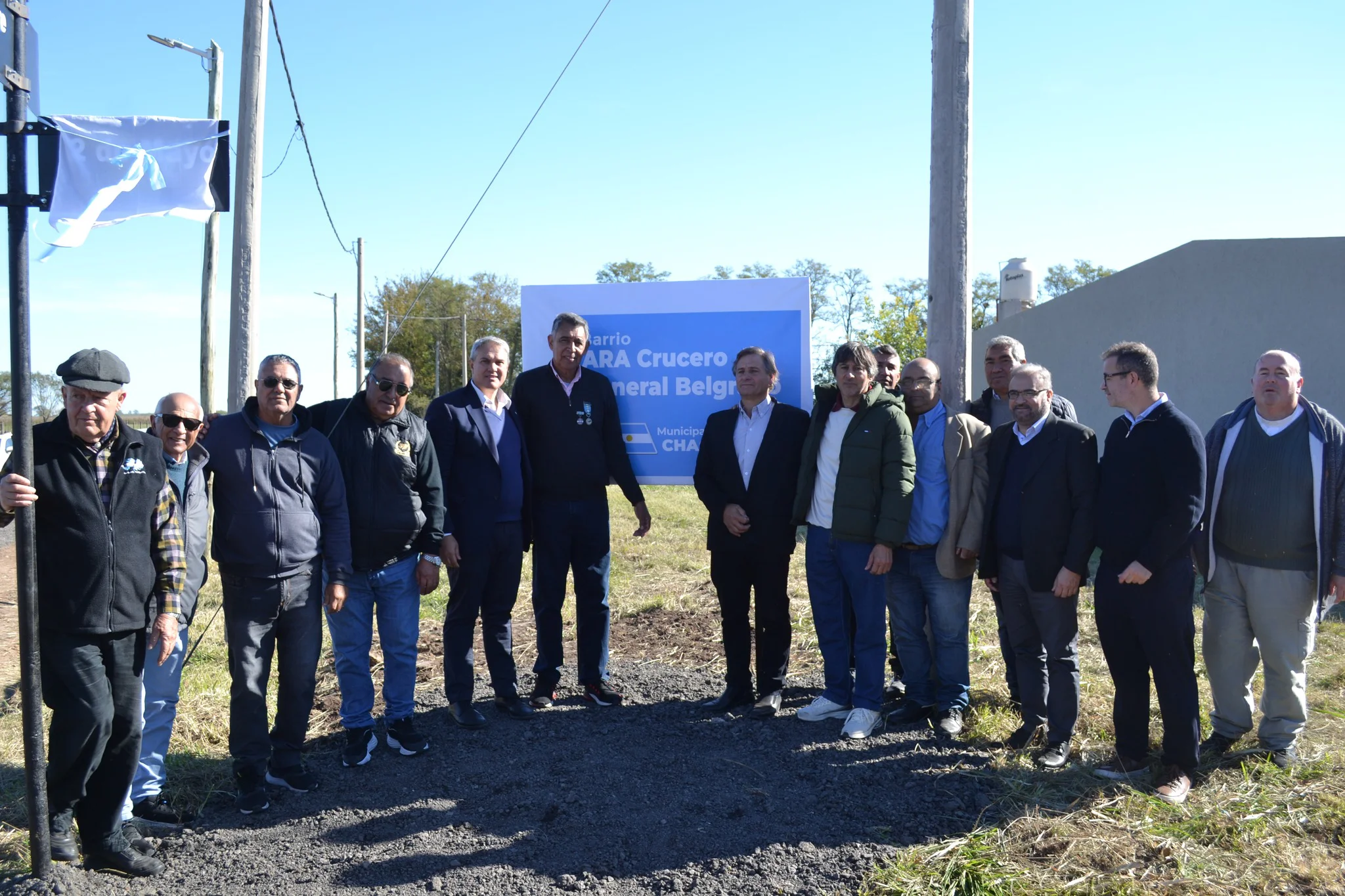 Chacabuco: inauguraron un barrio en homenaje al ARA General Belgrano