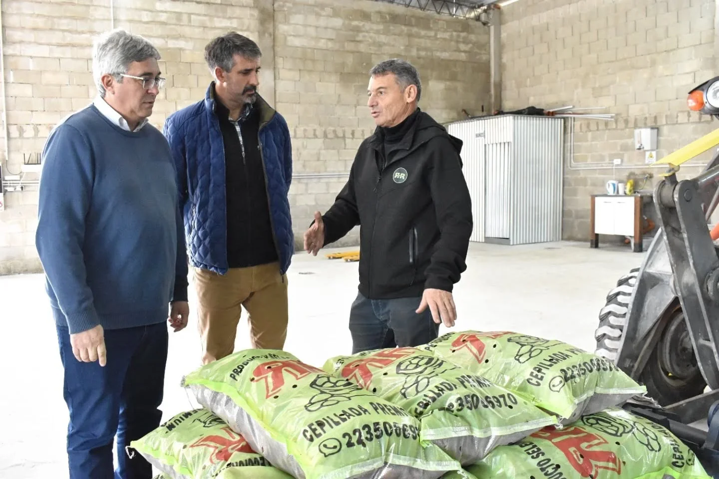 General Alvarado: Ianantuony y Javier Rodríguez recorrieron una empresa que proyecta ampliar la industrialización de papa