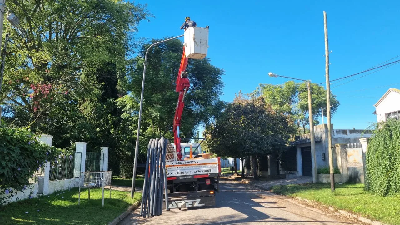 Rojas: completaron iluminación LED en Barrio Belgrano y avanzan con la regularización de viviendas