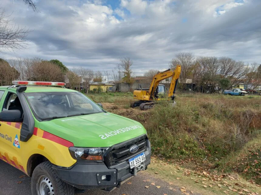 Pergamino: avanzan obras en La Violeta y refuerzan controles preventivos en el Arroyo Pergamino