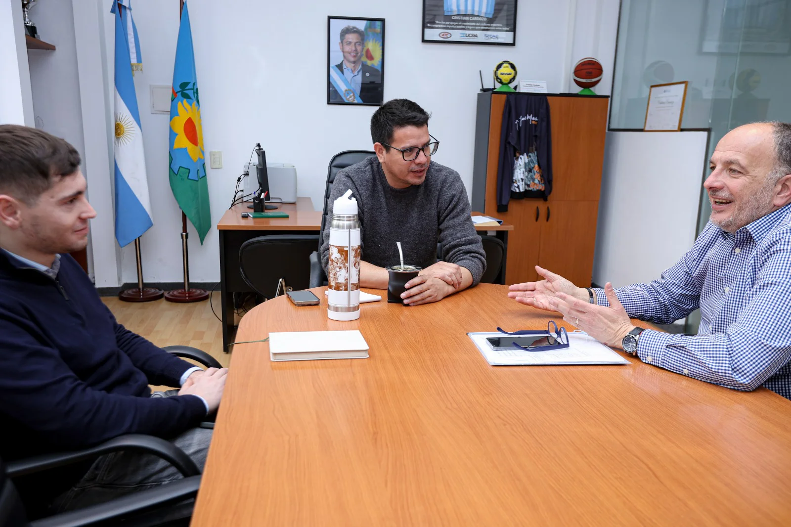 Tres Arroyos: Garate impulsa la creación de un gimnasio de alto rendimiento y gestiona nuevas herramientas para el deporte