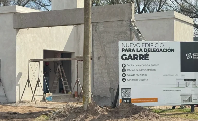 Trenque Lauquen: avanza la nueva Delegación Municipal de Garré con fondos propios