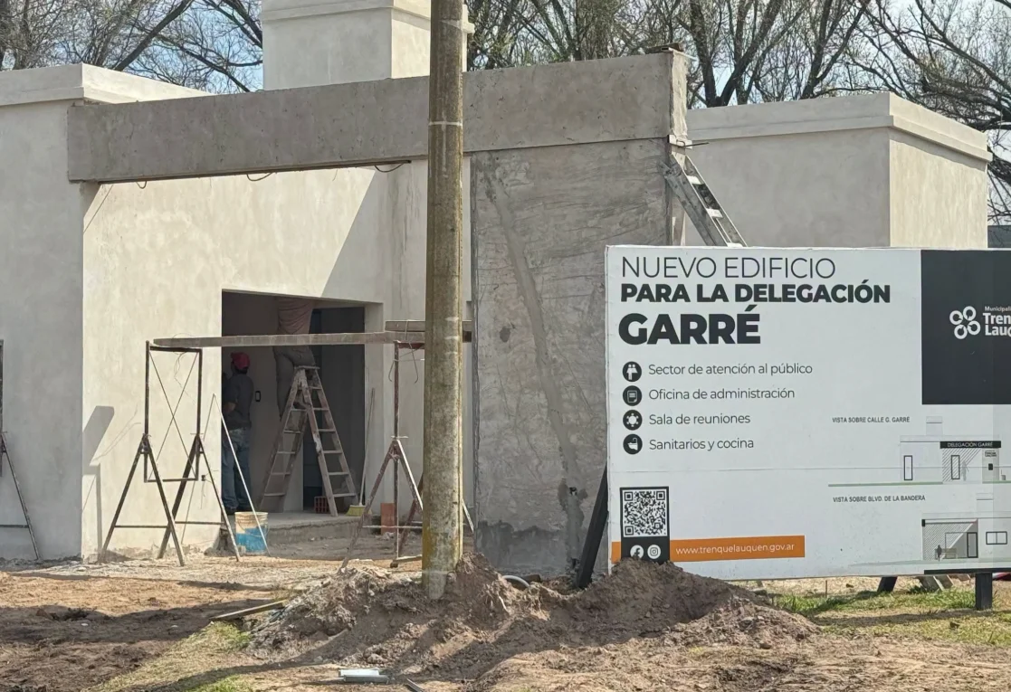 Trenque Lauquen: avanza la nueva Delegación Municipal de Garré con fondos propios