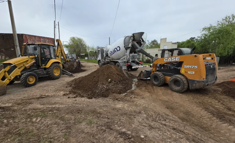 Rojas: avanzan las obras de desagües en tres barrios y la digitalización del Hospital Unzué