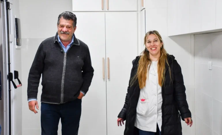 Bragado: avanzan las obras de ampliación y remodelación de la cocina de la Escuela N° 36 de Mechita
