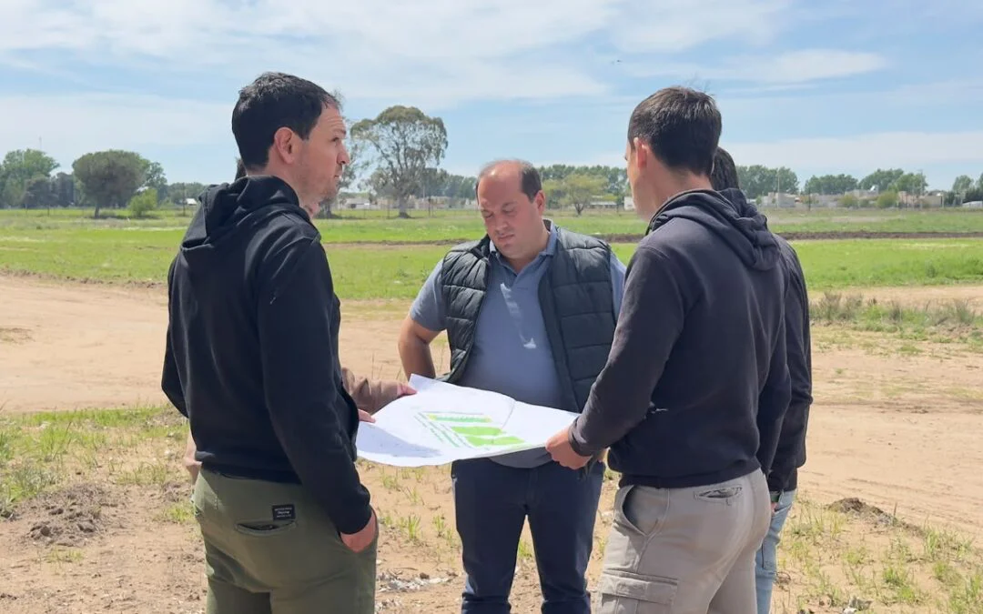Trenque Lauquen: avanzan las obras de ampliación del Polideportivo Municipal con nuevas canchas de fútbol y accesos